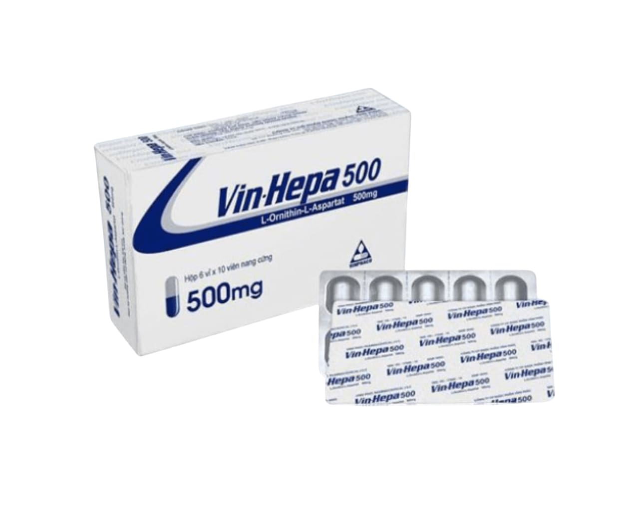 Thuốc VIN-HEPA 500mg Vinpharco Điều trị hội chứng tăng aminiac